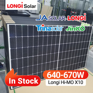 แผงโซลาร์เซลล์ Longi Himo X10 IP68 กำลังไฟ 650 วัตต์ 600 640 วัตต์ HPBC ป้องกันแสงสะท้อน - Product Image 1