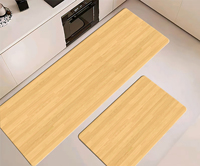 Tapis en mousse PVC antidérapants et imperméables, vente en gros, texture florale double face, épaisseur 5-12 mm, avec support en caoutchouc antidérapant, pour cuisine