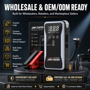Arrancador de Coches S3 Factory 1000A 12V 45W con Carga Rápida, Pantalla Digital, Luz LED, Banco de Energía Tipo-C/USB, a Prueba de Chispas - Product Image 3