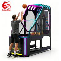 Machine de basket-ball surprise en métal robuste personnalisable, à monnayeur, pour salle de jeux de basket-ball de rue, avec option ticket de loterie