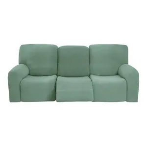 Kursi Jacquard Stretch Reclining Sofa Cover untuk 1-3 Seater Bantal Sofa Slipcovers Covers Bentuk Fit Disesuaikan Gaya