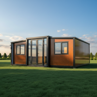 Maison extensible à double aile de haute qualité, directement de l'usine, pour les distributeurs - Maison conteneur démontable et extensible