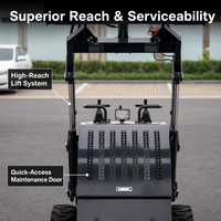 S460 Mini-Radlader Euro 5 EPA CE-Zertifiziert Kleiner Radlader für Schneeräumung Bau Landschaftsbau