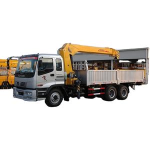 Grue montée sur camion SQ10SK3Q à prix d'usine avec moteur en stock! - Product Image 2