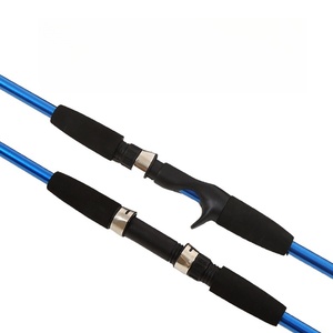 <span class=keywords><strong>Canne</strong></span> à pêche spinning en fibre de verre LINXI 1,8 m 2,1 m 3 sections pour la pêche en eau douce, utilisée pour la pêche au poisson bleu - Product Image 1