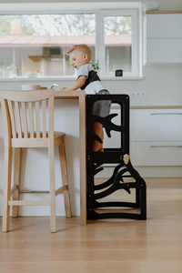 Taburete de madera plegable Montessori 3 en 1 para dormitorio escolar o guardería para uso en granja - Product Image 2