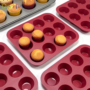 Umweltfreundliche Mini-Muffinform 12-Fach Cupcake-Backform aus Silikon - Product Image 3