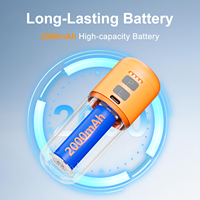 Pompe à air portable mini 2026 en plastique, charge Type C 2000 mAh, débit d'air 240 L/min, pour sacs sous vide - Grande Vente