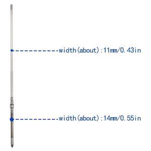 Muslimb albero del conducente albero lungo (L) per motore fuoribordo Yamaha <span class=keywords><strong>2</strong></span>/4 corsa 15HP 9.9HP 13.5HP muslimah - Product Image 2