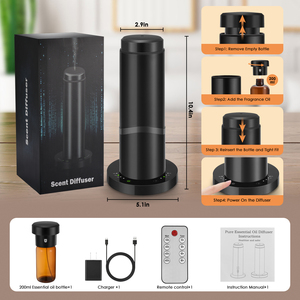 Diffusore di Fragranze Elettrico Portatile con Telecomando, Grande Copertura 185mq, Diffusore di Olio Essenziale Senza Acqua da 200ML per Camere d'Albergo - Product Image 6