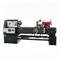 Tour horizontal universel manuel robuste CA6250A, alésage de broche 52 mm, tour à métaux automatique pour tiges et disques