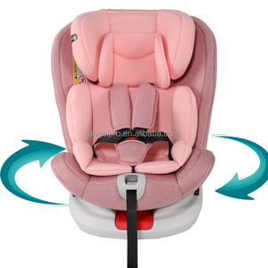 Sièges <span class=keywords><strong>auto</strong></span> bébé 360° rotatifs, portables, 0-36 kg, en tissu tricoté gris, vente en gros - Product Image 5