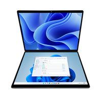 Ordinateur portable à double écran 14 pouces + 14 pouces Écran tactile Processeur Intel N100 Ordinateur portable DDR4 SSD