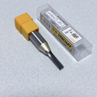 Fraise droite TCT à 3 dents, queue de 1/2 pouce, en carbure, pour rainurage CNC du bois