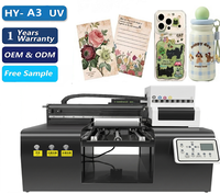Impresora UV 3040 A3 de Alta Configuración para Impresión de Películas de Transferencia en Lienzo, Piedra, Carcasas de Teléfono y Botellas, Personalización Personalizada