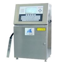 Machine automatique de codage d'encre de lot de date de bouteilles de sacs en plastique avec convoyeur