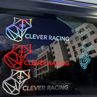 Autocollants de transfert holographiques arc-en-ciel imperméables personnalisés, autocollants de transfert UV multicolores or argent laser pour vitres de voiture
