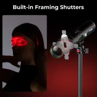 Support de Gobo pour Projecteur Photo SP Air Spotlight RF 10C/20C Alimenté par CC, Inclut 10 GOBOs Métalliques Précis