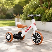 Penjualan Langsung Pabrik Tricycle Anak 3 Roda yang Dapat Berubah Bentuk dengan Kursi Kulit, Tricycle Balita Anak yang Laris Manis