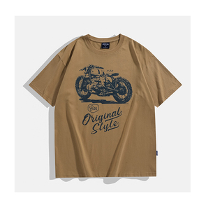 2024 venta al por mayor de alta calidad de gran tamaño de los hombres sueltos camiseta estampada 99% + algodón gordo hombres camisas de manga corta - Product Image 2