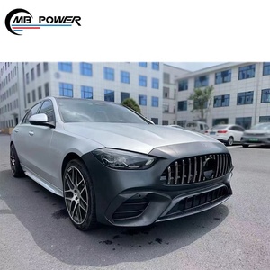 กันชนรถยนต์ W206 ขายส่ง สำหรับ C-Class C206 อัพเกรดเป็นสไตล์ C63 ปี 2022+ ชุดแต่งรถยนต์ อุปกรณ์ตกแต่งรถยนต์ อะไหล่รถยนต์ กระจังหน้า ปลายท่อไอเสีย - Product Image 2