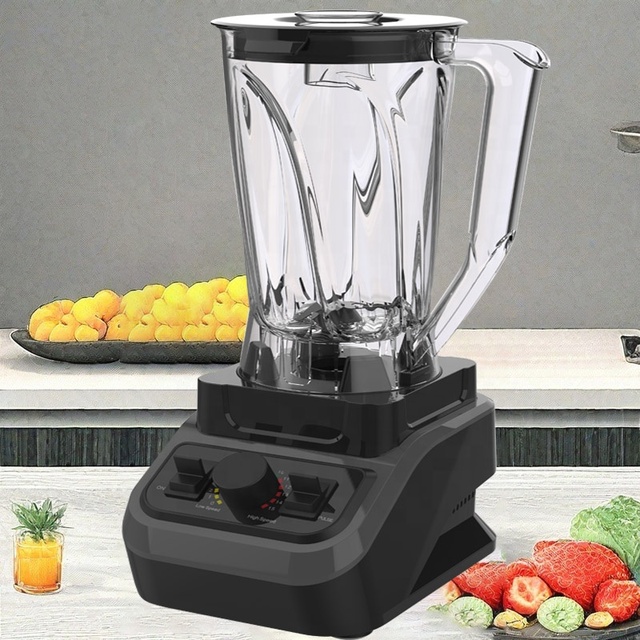 Professional Heavy Duty 2000W Commercial Blender with Mashing & Juicing Functions BPA Free for Restaurants
