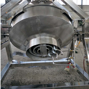 Marmite de cuisson industrielle à vapeur, gaz et électrique de 100 litres avec agitateur, thermomètre et stabilisateur de température pour soupes et bouillons - Équipement de cuisson Henan - Product Image 4