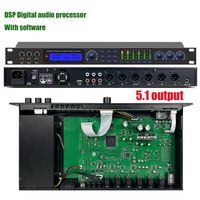 Processeur audio numérique Paulkitson KX500 Processeur d'effets de préampli en métal avec effets audio DSP
