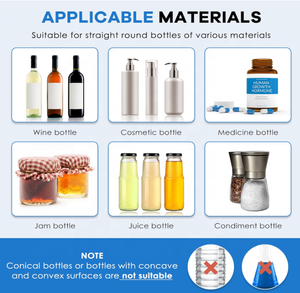 Wholesale Price Semi-automatic Commercial Wine Round Bottle Labeling Machine for Can Sticker - Product Image 6