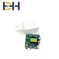 Chargeur mural USB Type-C PD HD-H HX-C0018 20W 25W 30W pleine puissance 5V 2A 3A pour mobile, avec circuit imprimé FR-4