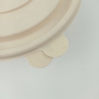 Bol à soupe jetable en amidon de maïs biodégradable et compostable de 600 ml, qualité alimentaire, écologique, vente en gros