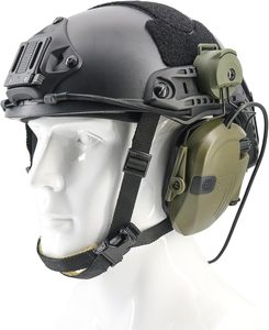 <span class=keywords><strong>Casque</strong></span> tactique antibruit en ABS avec interface 3,5 mm pour casques à rail ARC – Protection auditive pour le tir et la chasse - Product Image 3