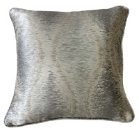 Housse de coussin décorative de style moderne en jacquard métallique abstrait, décoration de luxe pour la maison, housse de coussin personnalisée