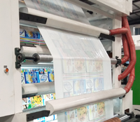 Mesin Cetak Label Flexo Otomatis untuk Pembungkus Gelas Kertas, Kantong Kertas, dan Stiker Label Roll