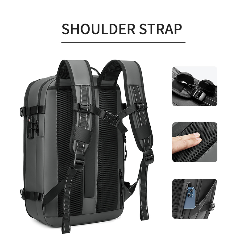 Outwalk Expandable Airbag Backpack - Ideal for Business Trips