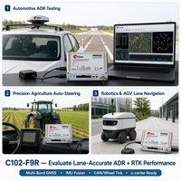 Kit GNSS RTK C102-F9R ZED-F9R Multi-bandes L1 L2 CAN IMU Réconnaissances topographiques L-Band PPP pour Conduite Autonome ADAS Robot