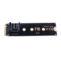 NVME M.2 KEY M Mini SAS SFF-8643 AdapterU.2 SSD Adaptor Kabel Konverter Ekstensi Komputer Laptop Motherboard Ekspansi SolidState