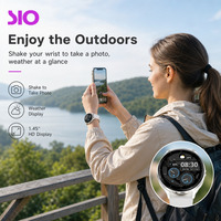 Montre connectée 2-en-1 avec écouteurs TWS pour le sommeil, logo personnalisé OEM ODM, écran 1,45 pouces 360 x 360, IP67, réponse aux appels, fréquence cardiaque, vente en gros