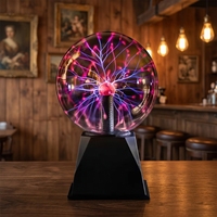 Lampe à plasma à thème scientifique, sensible au toucher, pour l'apprentissage à domicile et les projets de fêtes scientifiques