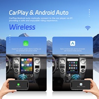 Podofo 12.1 ''Autoradio Android pour Ford Expedition 2015-2017 CarPlay 4 + 64GB 8Core TS10 Écran Vertical GPS WiFi 4G DSP FM AM