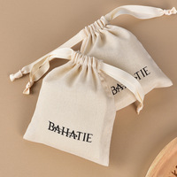 Sac cadeau en lin avec cordon de serrage pour bijoux, pochette de rangement en lin du fabricant