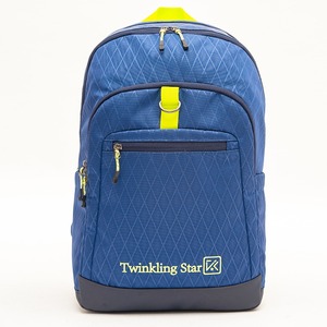 Mochila Ligera Impermeable para Senderismo, Azul, Multifuncional, con Diseño de Cuadrícula Romboidal, Bolsa Casual de Cuero Sintético, Duradera y Ligera - Product Image 5