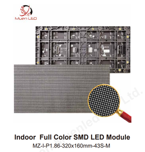 P1.86 จอแสดงผลวิดีโอ LED โมดูลสีเต็มรูปแบบสำหรับใช้ภายในอาคาร 320x160 มม. โมดูล LED SMD1515 สำหรับป้าย - Product Image 2