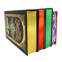 Services d'impression de livres sur mesure en usine, impression de livres de haute qualité avec bords pulvérisés, livre photo relié avec bords dorés