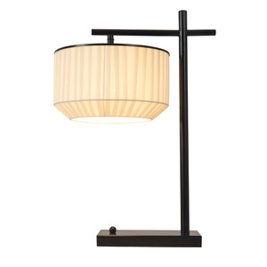 Hot Bán thiết kế mới đơn giản hiện đại thay đổi độ sáng với cổng <span class=keywords><strong>USB</strong></span> cạnh giường ngủ Bảng Đèn Bàn Đèn đọc sách với Linen bóng râm - Product Image 4