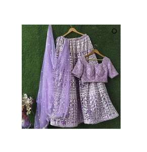 Lourd exclusif designer indien Lehenga Choli avec chemisier avec Dupatta dernier nouveau concepteur prix le plus bas dans les vêtements ethniques ApparelGarment - Product Image 1