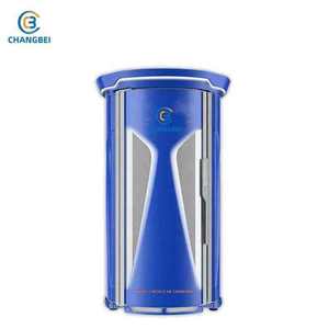 Cabine de <span class=keywords><strong>bronzage</strong></span> UV rotative verticale CHANGBEI, machine de <span class=keywords><strong>solarium</strong></span> mobile pour salon, usage commercial et domestique - Product Image 5