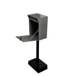 Boîte de livraison de <span class=keywords><strong>colis</strong></span> autoportante, boîte aux lettres murale, boîte de dépôt de <span class=keywords><strong>colis</strong></span> métallique verrouillable, pour extérieur, maison, bureau - Product Image 1