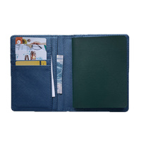Schlankes Design Top Qualität Pu Leder Buch umschlag Leder Pass halter Cover Case