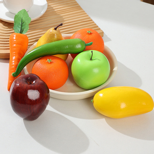 ผลไม้เทียมตกแต่งห้องนั่งเล่นดอกไม้โฟมโมเดลผลไม้แอปเปิ้ลเลมอนสำหรับงานแต่งงาน - Product Image 1